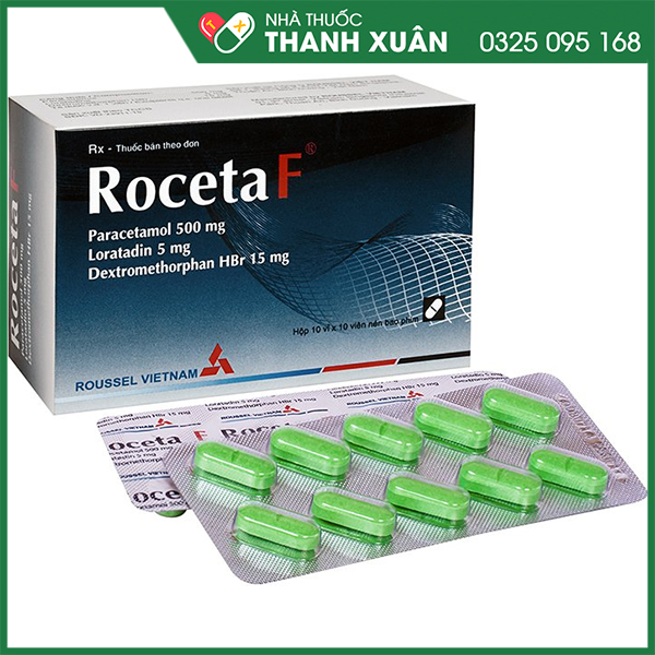 Roceta F thuốc điều trị nhức đầu, cảm cúm